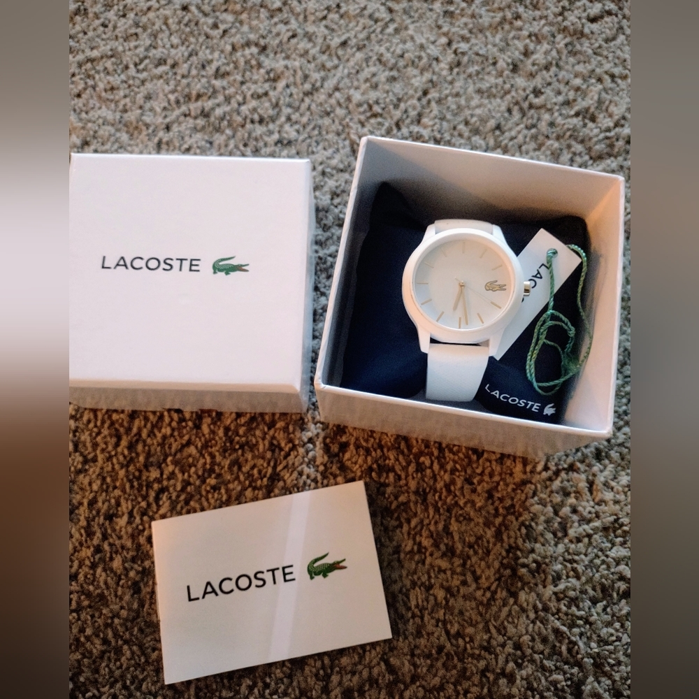 Lacoste silicone watch